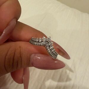 Elegant Silver Women's Ring 925 pandora